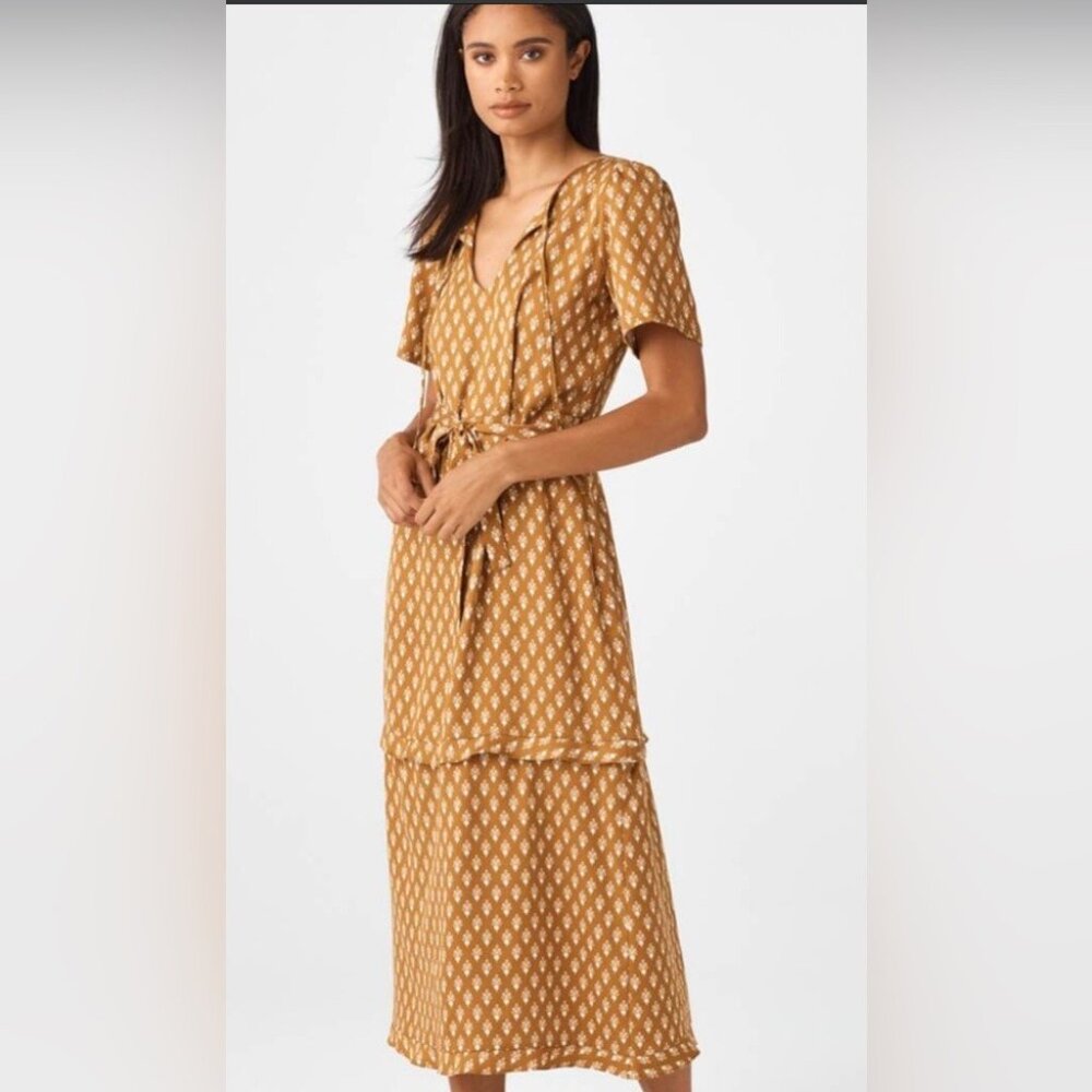 Vetta House Dress in Gold (M)